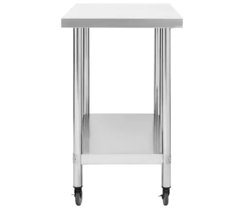 Virtuves Darba Galds, 100X30X85 Cm, Nerūsējošs Tērauds Vidaxl