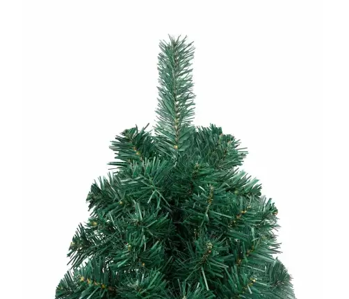 Izgaismota Ziemassvētku Egle Ar Rotājumiem, Zaļa, 120 Cm Vidaxl