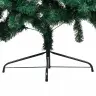 Izgaismota Ziemassvētku Egle Ar Rotājumiem, Zaļa, 120 Cm Vidaxl