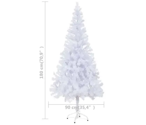 Mākslīgā Ziemassvētku Egle Ar Rotājumiem, 180 Cm, 620 Zari Vidaxl