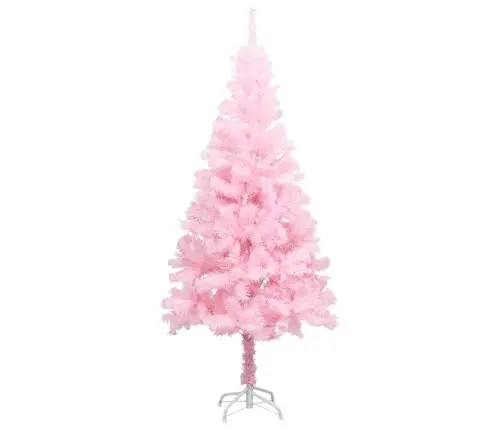 Izgaismota Mākslīgā Ziemassvētku Egle Ar Rotājumiem, 150Cm, Pvc Vidaxl