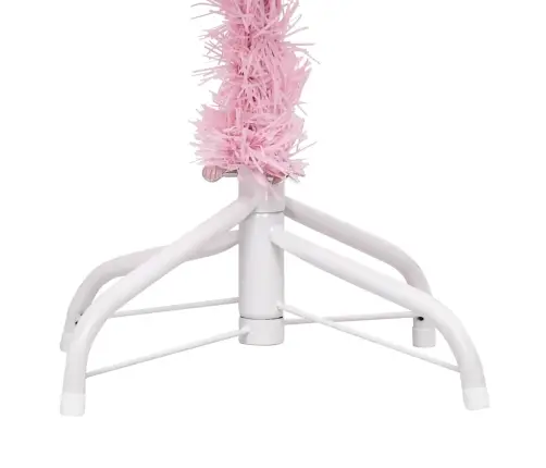 Izgaismota Mākslīgā Ziemassvētku Egle Ar Rotājumiem, 180Cm, Pvc Vidaxl