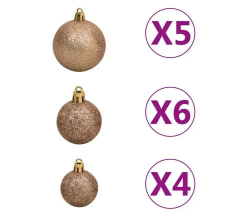 Izgaismota Mākslīgā Ziemassvētku Egle Ar Rotājumiem, 150Cm, Pet Vidaxl Izgaismota Mākslīgā Ziemassvētku Egle Ar Rotājumiem, 150Cm, Pet Vidaxl