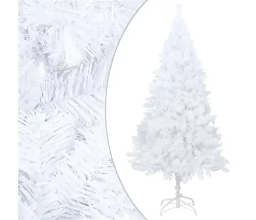 Izgaismota Mākslīgā Ziemassvētku Egle Ar Rotājumiem, 150Cm, Pvc Vidaxl