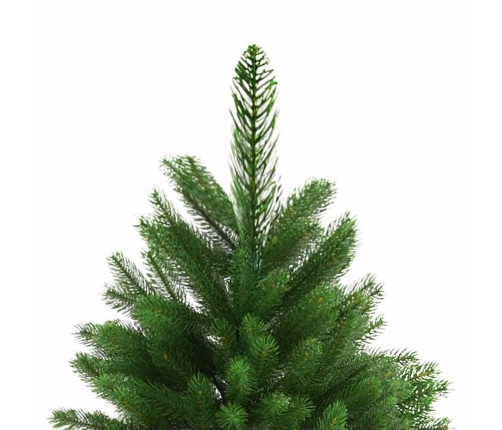 Izgaismota Ziemassvētku Egle Ar Rotājumiem, Zaļa, 240 Cm Vidaxl