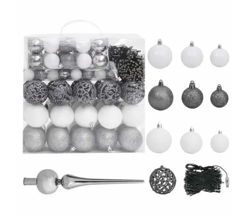 Izgaismota Mākslīgā Ziemassvētku Egle Ar Rotājumiem, 210Cm, Pvc Vidaxl Izgaismota Mākslīgā Ziemassvētku Egle Ar Rotājumiem, 210Cm, Pvc Vidaxl