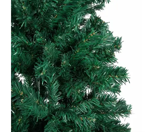 Izgaismota Mākslīgā Ziemassvētku Egle Ar Rotājumiem, 150Cm, Pvc Vidaxl