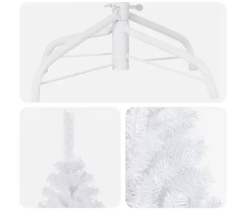 Izgaismota Mākslīgā Ziemassvētku Egle Ar Rotājumiem, 180Cm, Pvc Vidaxl