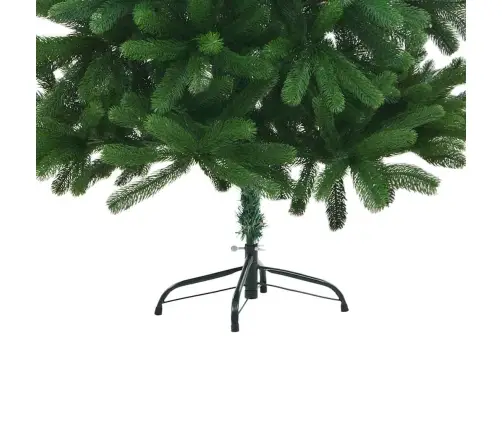Izgaismota Ziemassvētku Egle Ar Rotājumiem, Zaļa, 210 Cm Vidaxl
