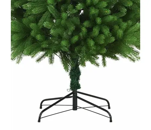 Izgaismota Ziemassvētku Egle Ar Rotājumiem, Zaļa, 240 Cm Vidaxl