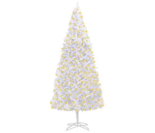 Izgaismota Ziemassvētku Egle, Balta, 400 Cm Vidaxl