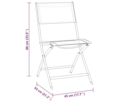 3-Daļīgs Dārza Mēbeļu Komplekts, Tērauds Vidaxl