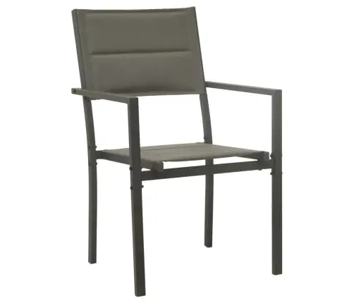 3-Daļīgs Dārza Mēbeļu Komplekts, Tērauds Vidaxl