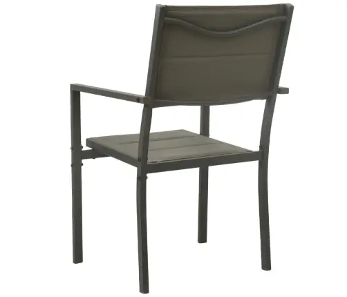 3-Daļīgs Dārza Mēbeļu Komplekts, Tērauds Vidaxl