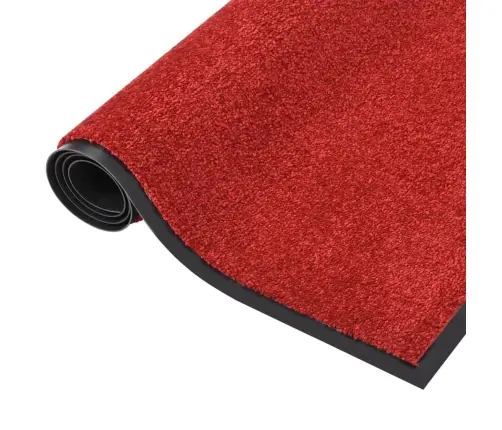 Durvju Paklājs, Sarkans, 80X120 Cm Vidaxl