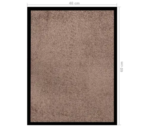 Durų Kilimėlis, Rudos Spalvos, 40X60Cm