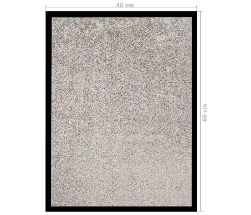 Durvju Paklājs, Pelēks, 40X60 Cm Vidaxl Durvju Paklājs, Pelēks, 40X60 Cm Vidaxl