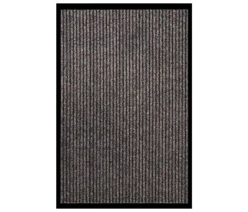 Durvju Paklājs, Svītrains, Bēšs, 80X120 Cm Vidaxl