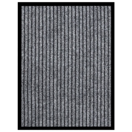 Durvju Paklājs, Svītrains, Pelēks, 40X60 Cm Vidaxl