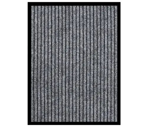 Durvju Paklājs, Svītrains, Pelēks, 40X60 Cm Vidaxl