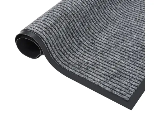 Durvju Paklājs, Svītrains, Pelēks, 40X60 Cm Vidaxl