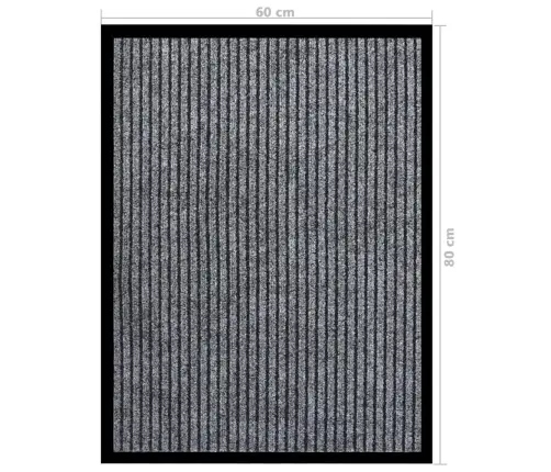 Uksematt, Triibuline, Hall, 60 X 80 Cm