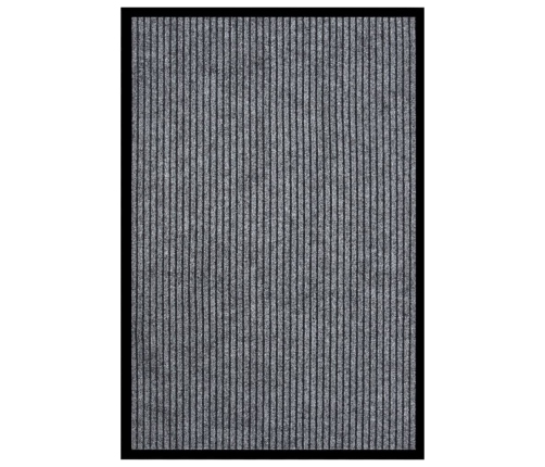 Durvju Paklājs, Svītrains, Pelēks, 80X120 Cm Vidaxl