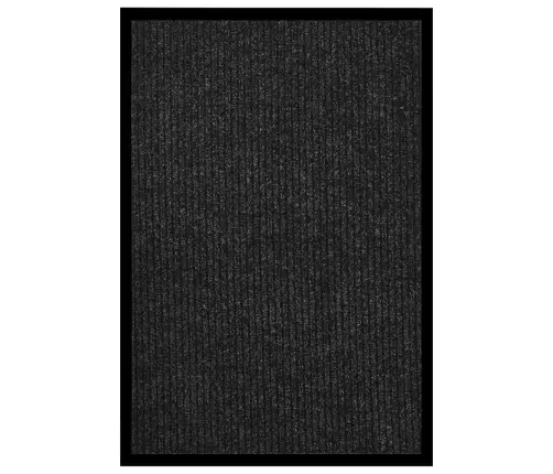 Durų Kilimėlis, Antracito Spalvos, 80X120cm Dryžuotas