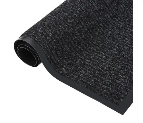 Durų Kilimėlis, Antracito Spalvos, 80X120cm Dryžuotas