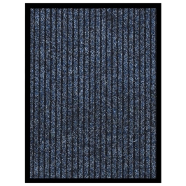 Durvju Paklājs, Svītrains, Zils, 40X60 Cm Vidaxl