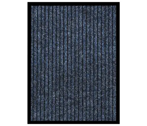 Durvju Paklājs, Svītrains, Zils, 40X60 Cm Vidaxl