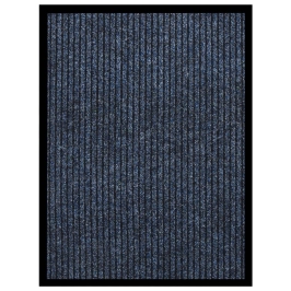 Durvju Paklājs, Svītrains, Zils, 60X80 Cm Vidaxl
