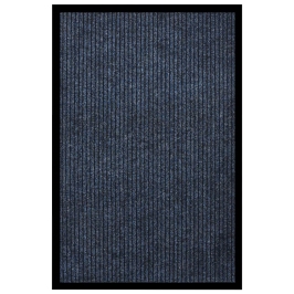 Durvju Paklājs, Svītrains, Zils, 80X120 Cm Vidaxl
