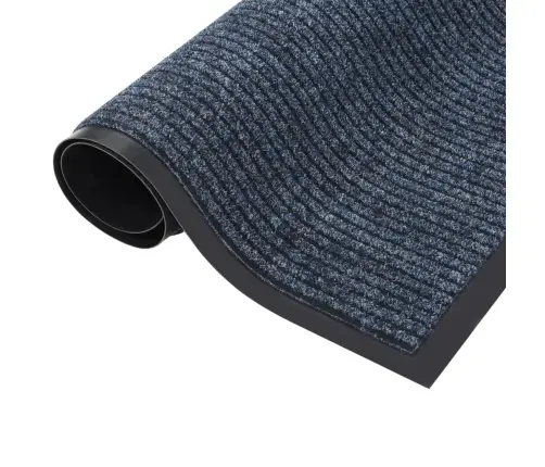 Durų Kilimėlis, Mėlynos Spalvos, 80X120cm Dryžuotas