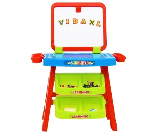 3-1 Bērnu Molberta Un Mācību Galda Spēļu Komplekts Vidaxl