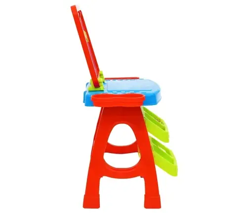 3-1 Bērnu Molberta Un Mācību Galda Spēļu Komplekts Vidaxl