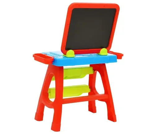 3-1 Bērnu Molberta Un Mācību Galda Spēļu Komplekts Vidaxl