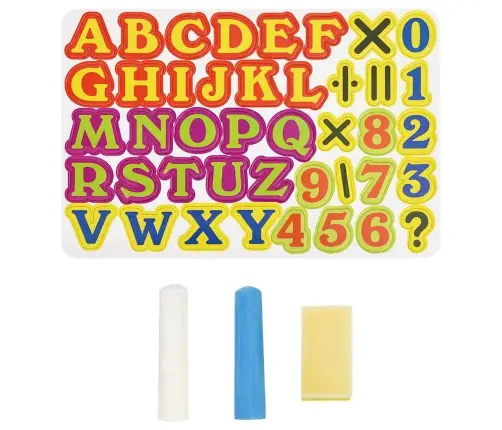 2-1 Bērnu Molberts Ar Flomasteru Un Krīta Tāfeli Vidaxl