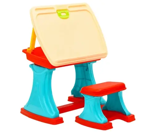 Bērnu Galds Ar Molbertu, Regulējams Vidaxl