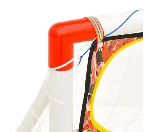 Bērnu Futbola Vārtu Komplekts Ar Sienu, 120X51X77,5 Cm Vidaxl