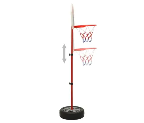 Bērnu Basketbola Komplekts, Regulējams, 120 Cm Vidaxl