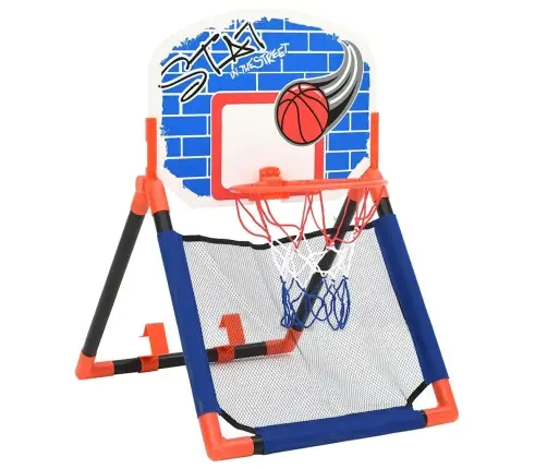 Bērnu Basketbola Komplekts, Piemērots Grīdai Un Sienai Vidaxl