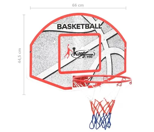 Basketbola Groza Komplekts, 66X44,5 Cm Vidaxl