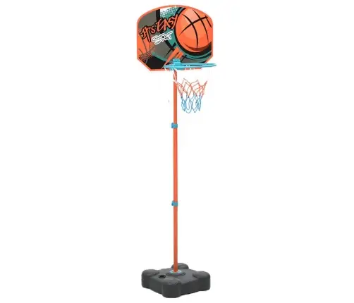 Basketbola Komplekts, Regulējams 109-141 Cm, Pārvietojams Vidaxl