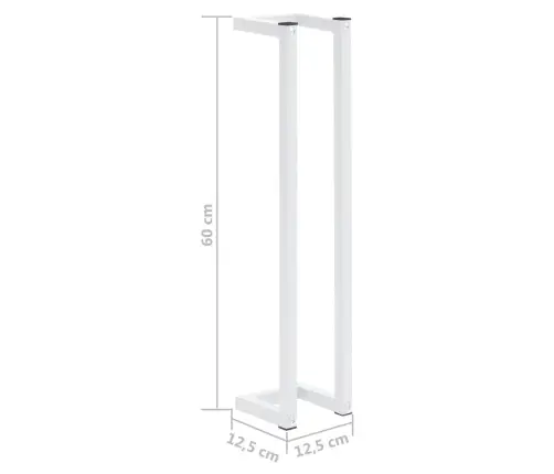 Rätikuhoidja, Valge, 12,5X12,5X60 cm Teras