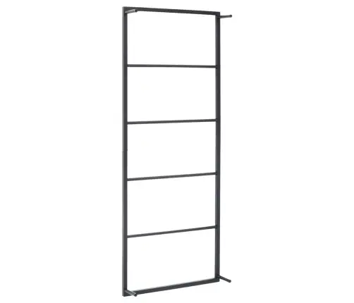 Rankšluosčių Kabykla, Juodos Spalvos, 45X10X115cm Plienas