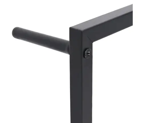 Rankšluosčių Kabykla, Juodos Spalvos, 45X10X115cm Plienas