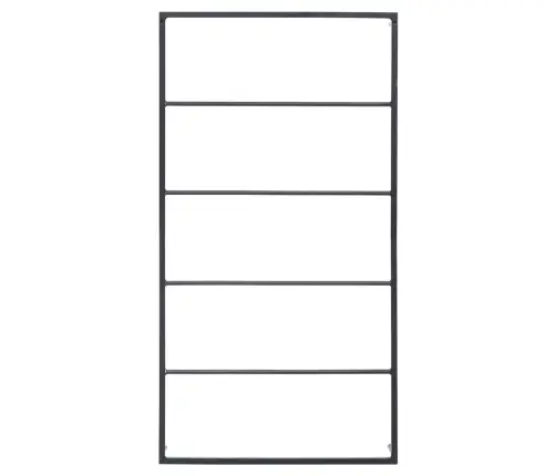 Rätikurest, Must, 60 X 10 X 116 cm Teras