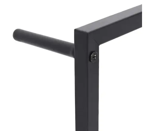 Rätikurest, Must, 60 X 10 X 116 cm Teras