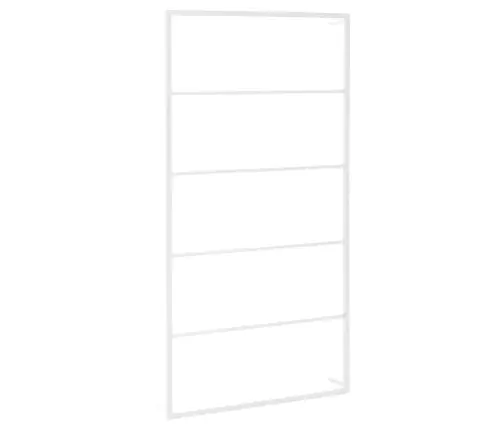 Dvieļu Pakaramais, Balts, 60X10X116 Cm, Tērauds Vidaxl